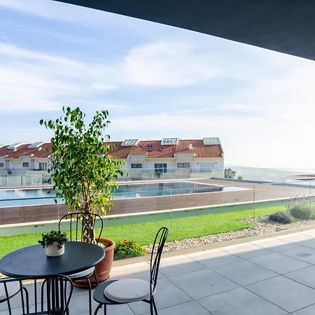 Ocean Views - New Private Condominium With Pool & Sea Views Nazare Exterior photo